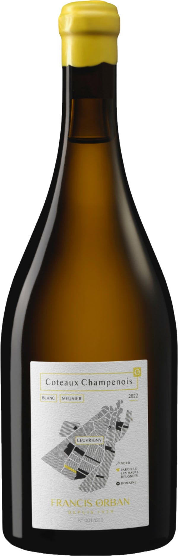 Champagne Francis Orban Coteaux Champenois Blanc Meunier 2022