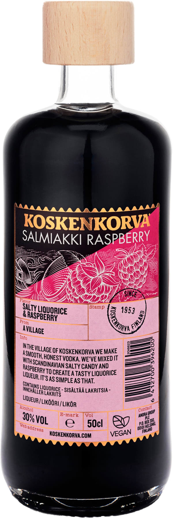 Koskenkorva Salmiakki Raspberry