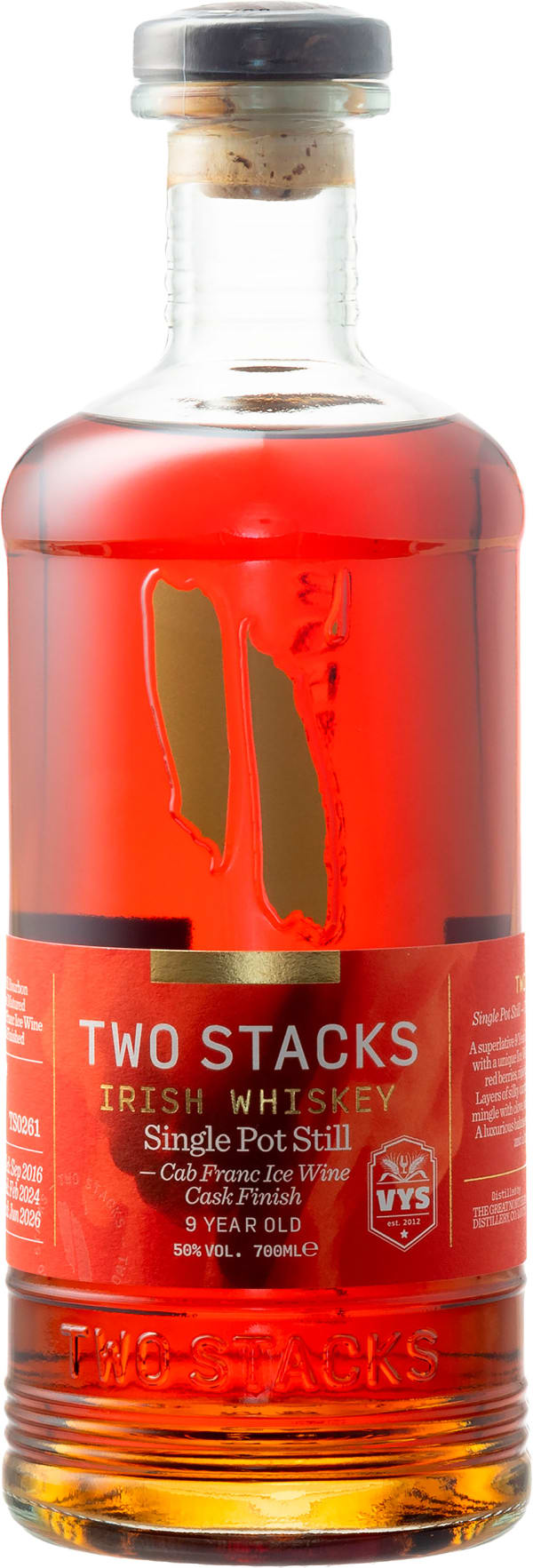 Two Stacks 9 Year Old Cab Franc Ice Wine Cask VYS Single Pot Still