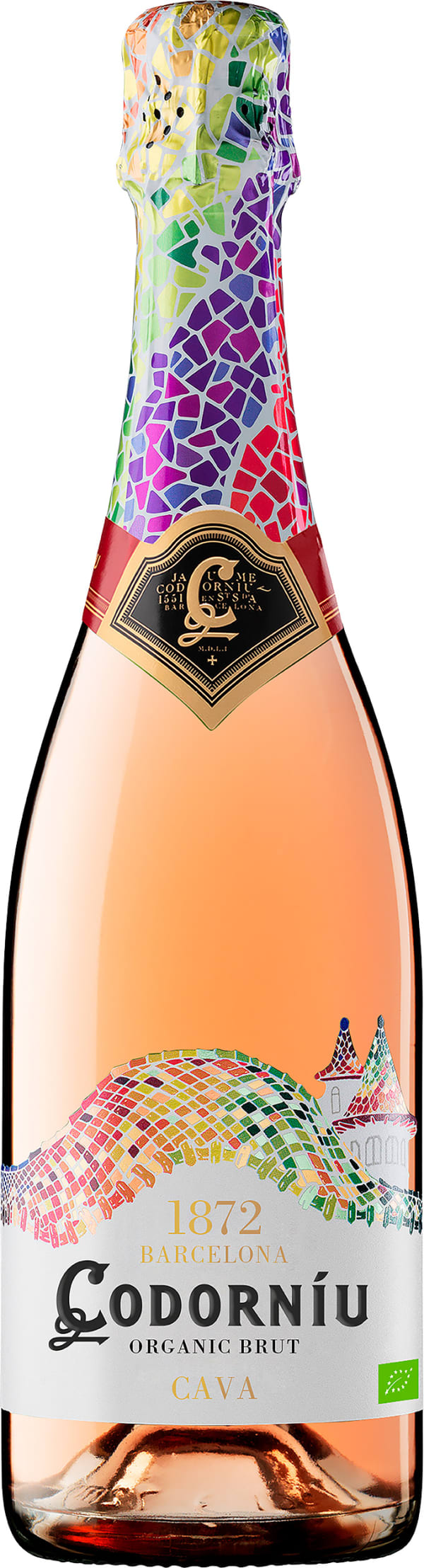Codorníu 1872 Barcelona Rosé Organic Cava Brut