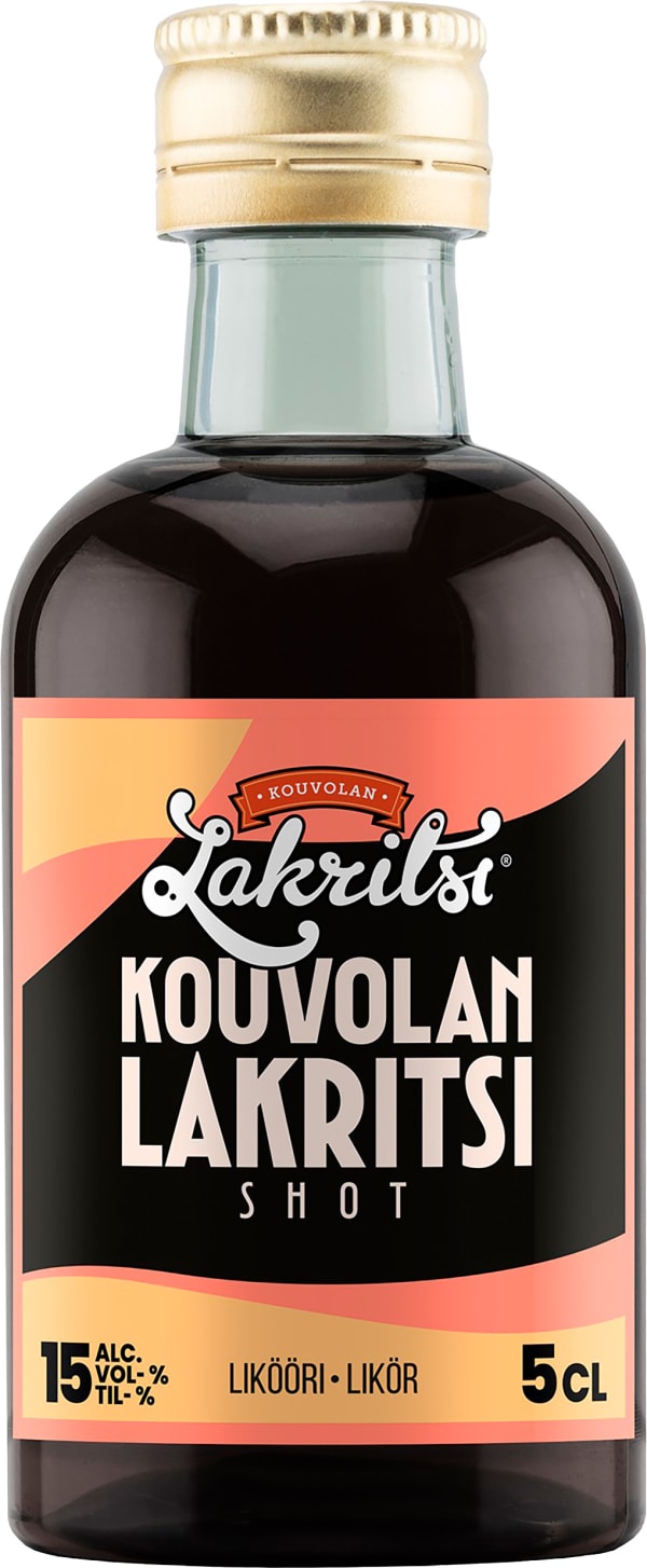 Kouvolan Lakritsi Shot muovipullo