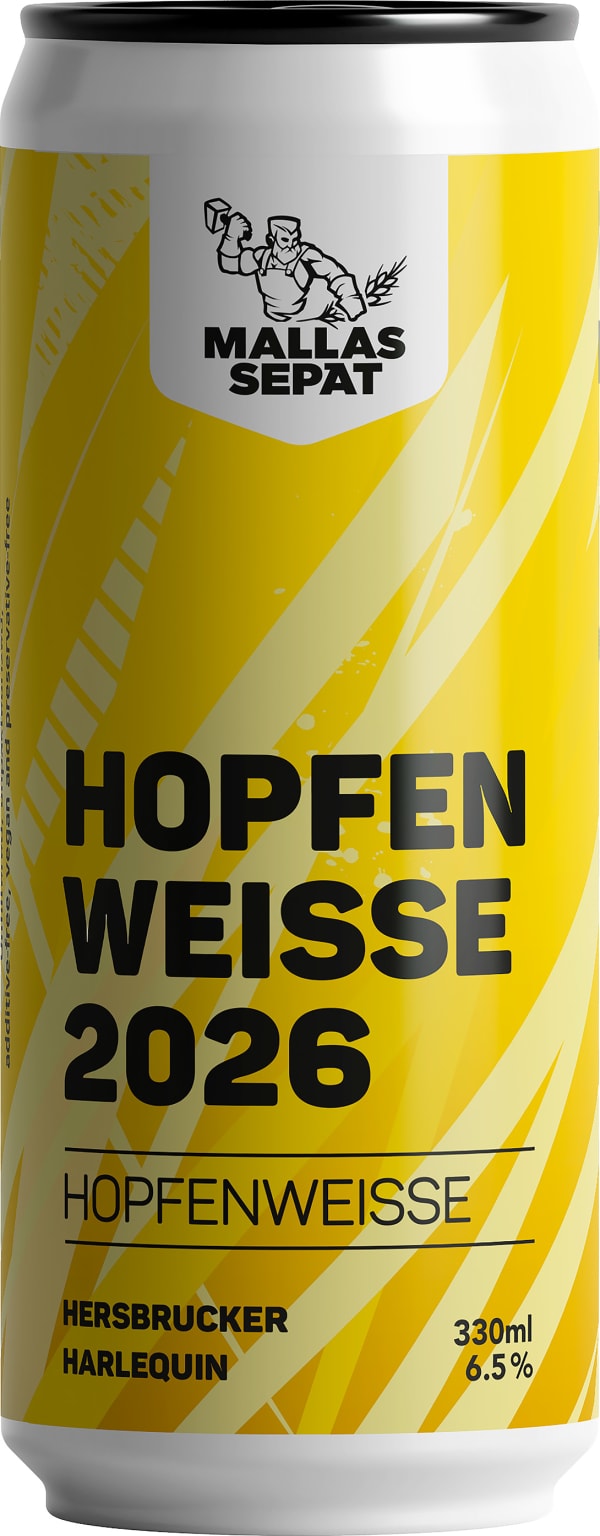 Mallassepät Hopfenweisse 2026 tölkki