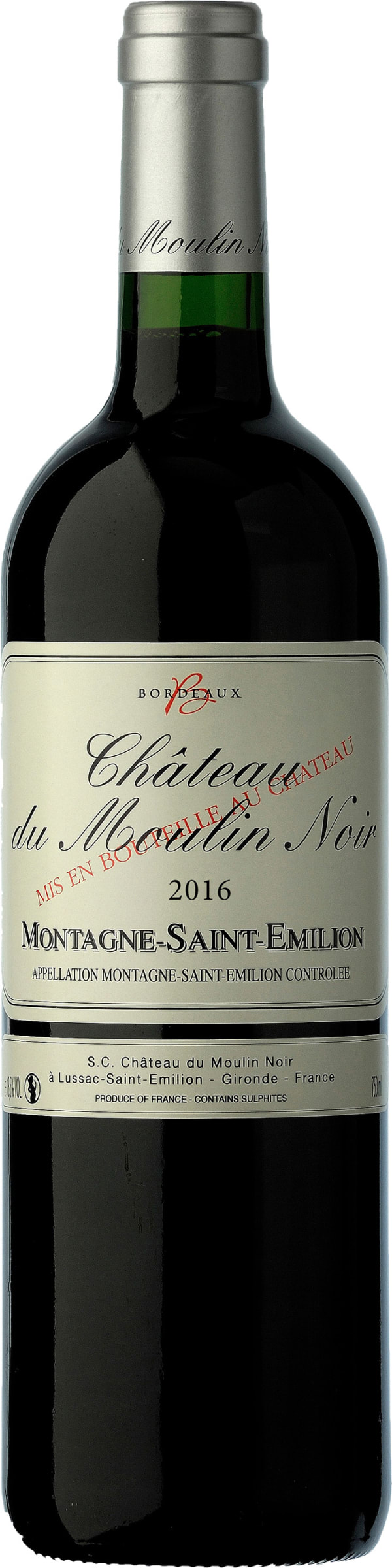 Chateau du Moulin Noir Montage-Saint-Emilion 2016