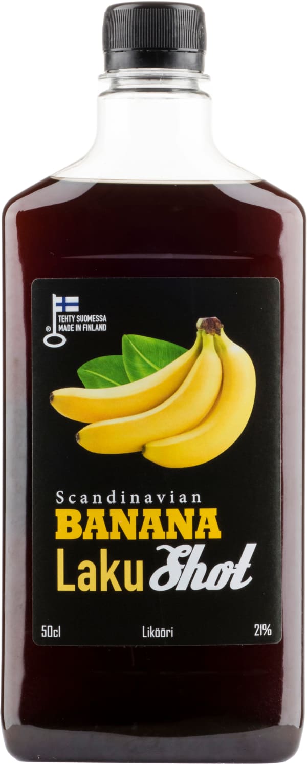 Scandinavian Banana Laku Shot muovipullo