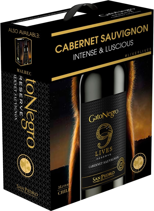 Gato Negro 9 Lives Reserve Cabernet Sauvignon 2018 hanapakkaus kuva 1/1
