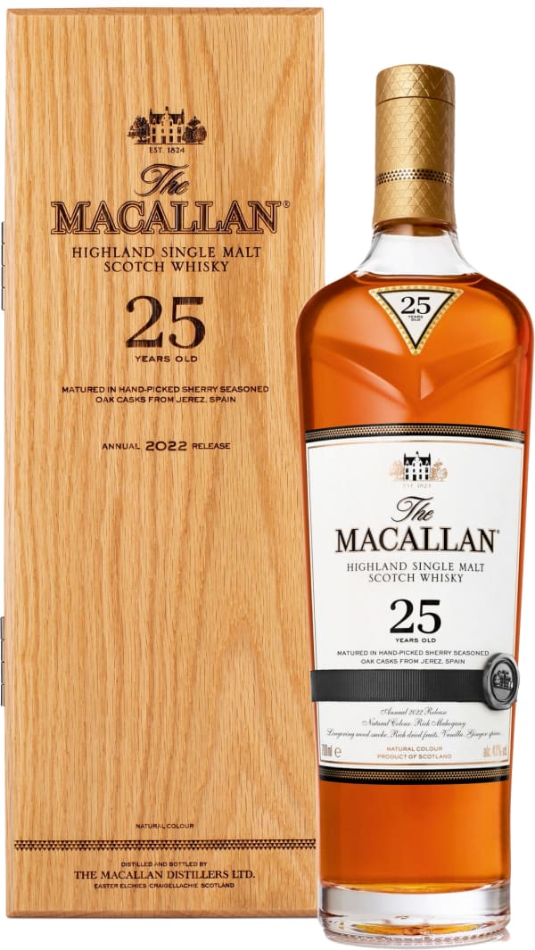 The Macallan 25 Years Old Single Malt 2022 Release