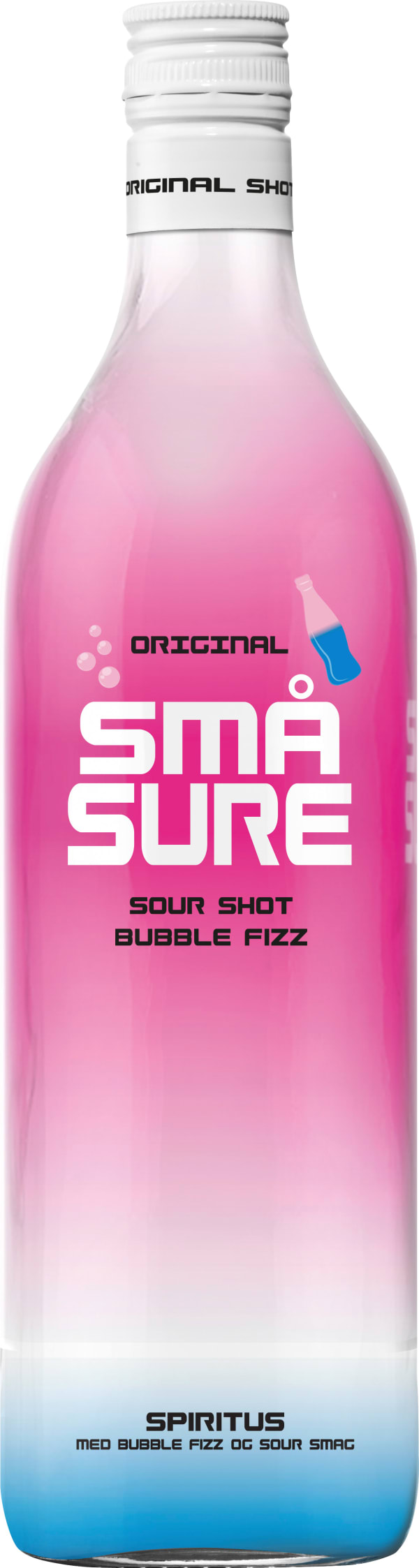 Små Sure Bubble Fizz muovipullo