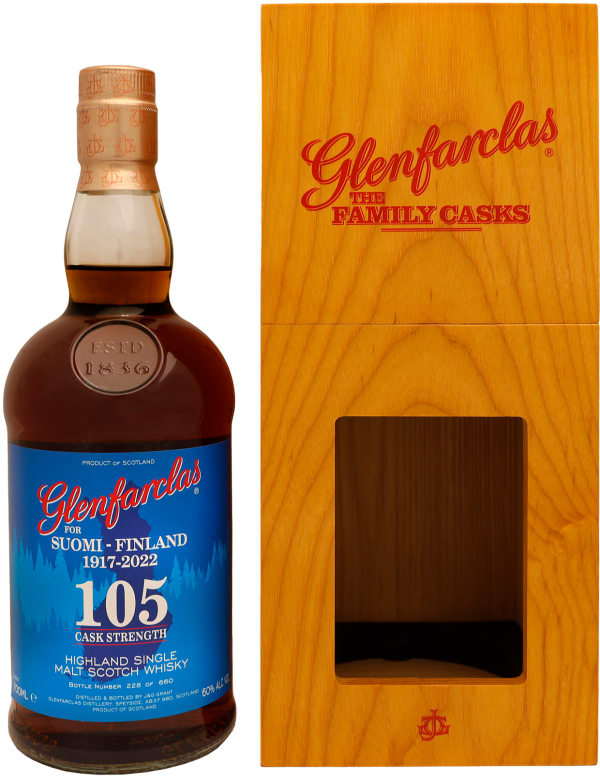 Glenfarclas 105 for Suomi-Finland 1917-2022 Single Malt