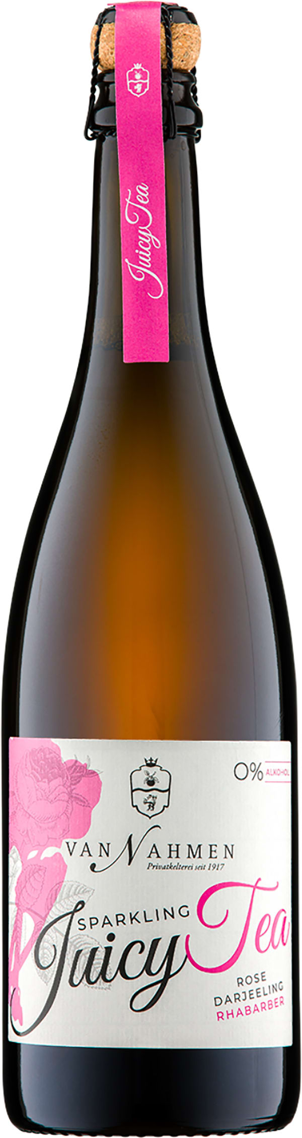 Van Nahmen Sparkling Juicy Tea Rose-Darjeeling Rhabarber