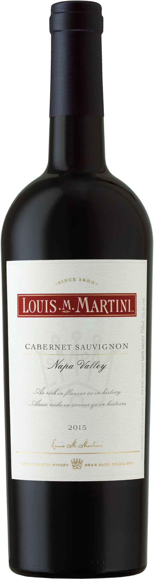 Louis M. Martini Napa Valley Cabernet Sauvignon 2019