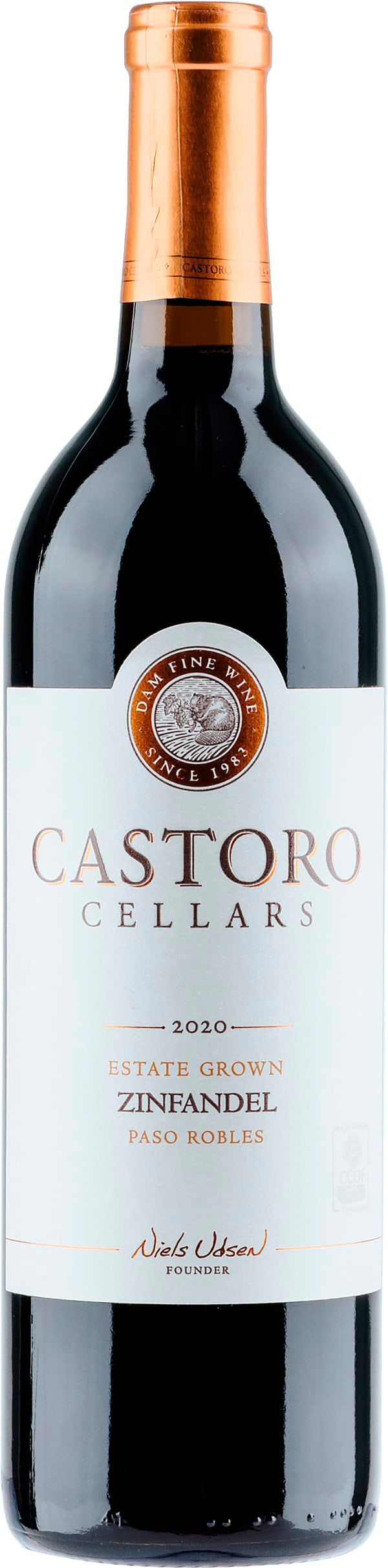 Castoro Cellars Estate Grown Zinfandel 2020 Alko