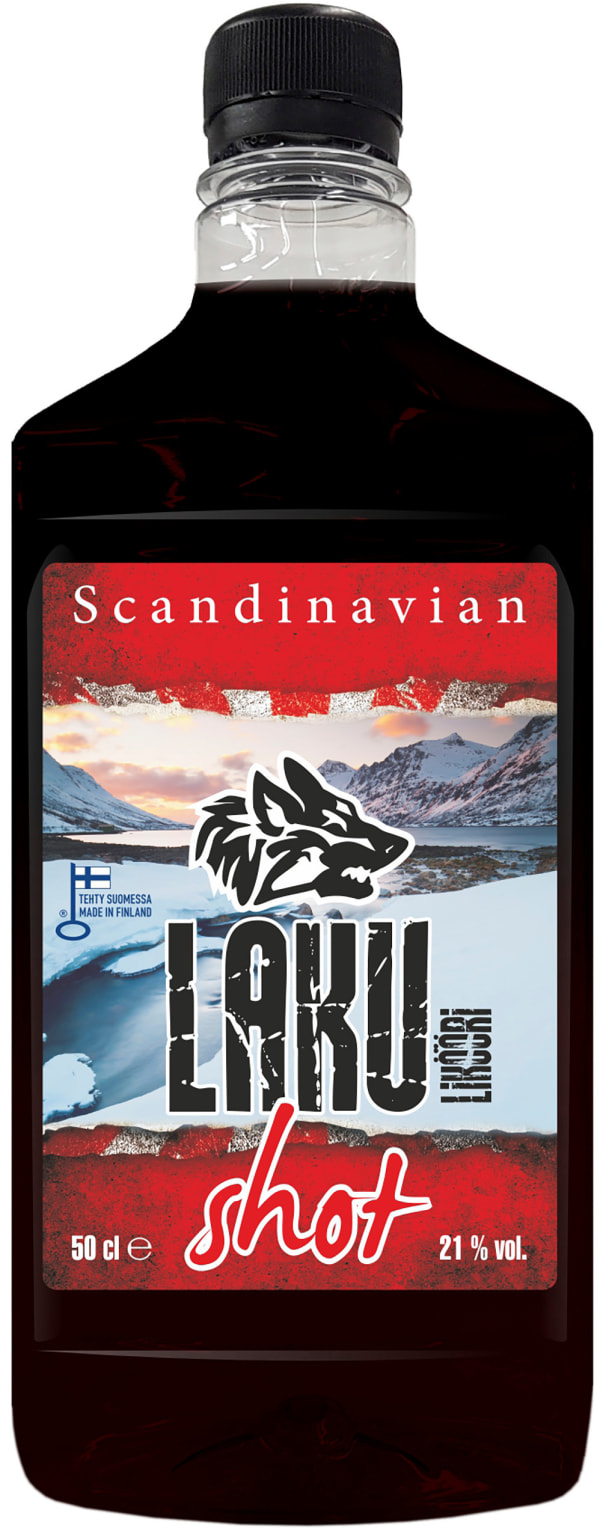 Scandinavian Laku Shot muovipullo