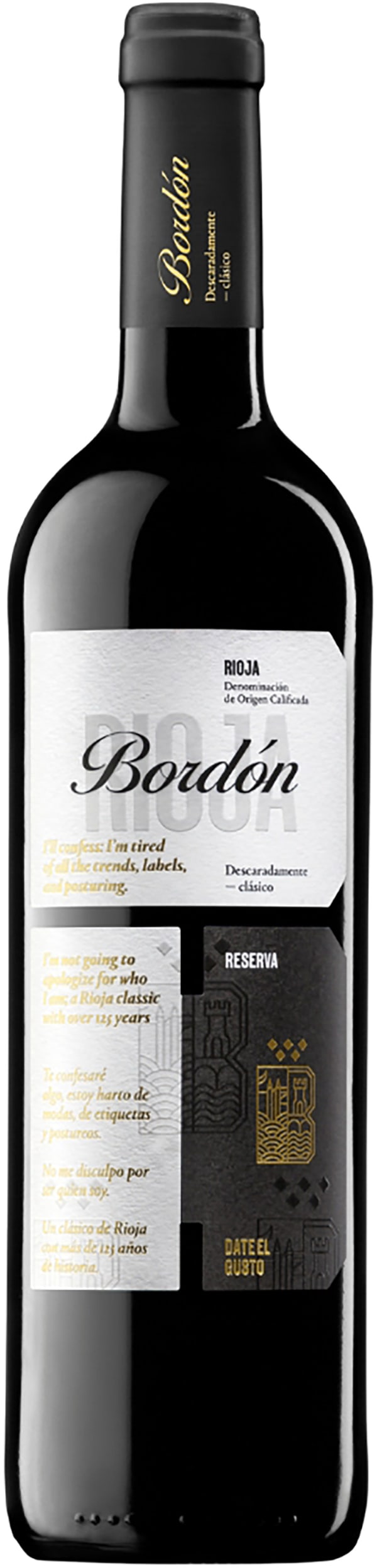 Bordón Reserva 2013
