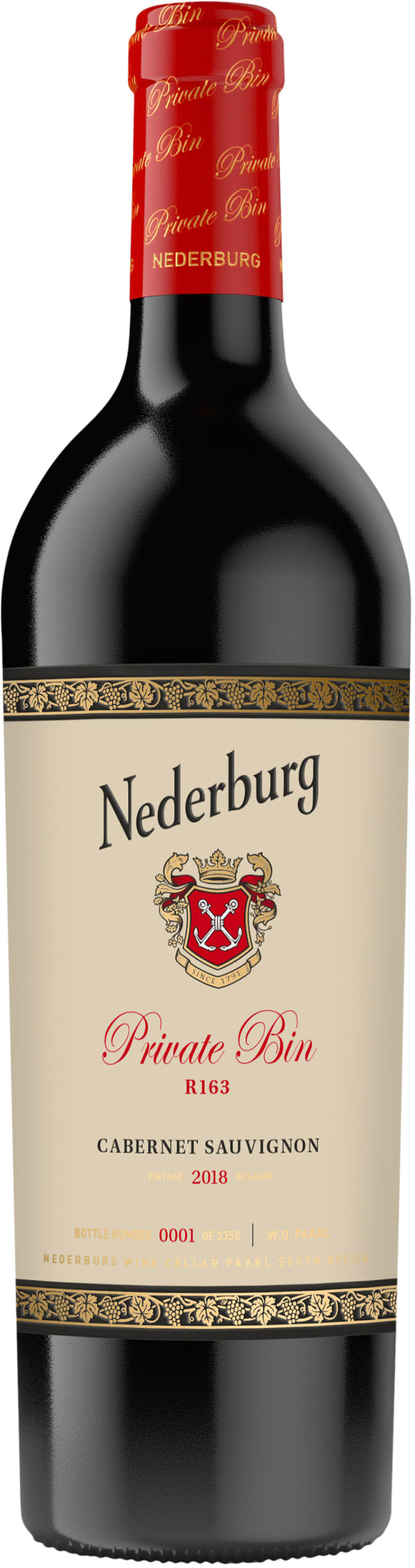 Nederburg Private Bin R163 Cabernet Sauvignon 2018