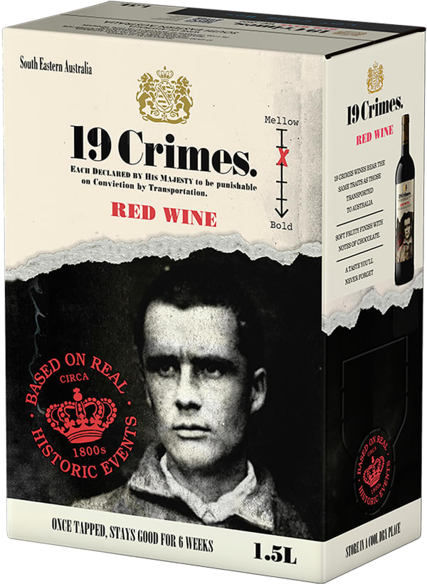 19 Crimes Red Blend 2022 bag-in-box | Alko