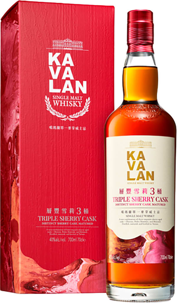 KAVALAN TRIPLE SHERRY CASK 700ml40%未開封品 Kavalan Triple Sherry Cask Single Malt - Taiwan - Whisky | Alko