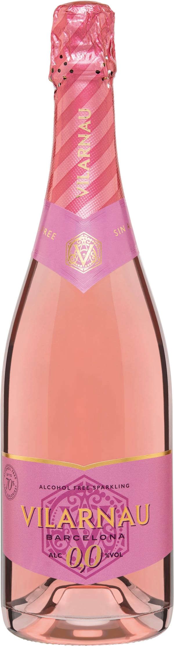 Vilarnau Rose Sparkling Alcohol Free 0%