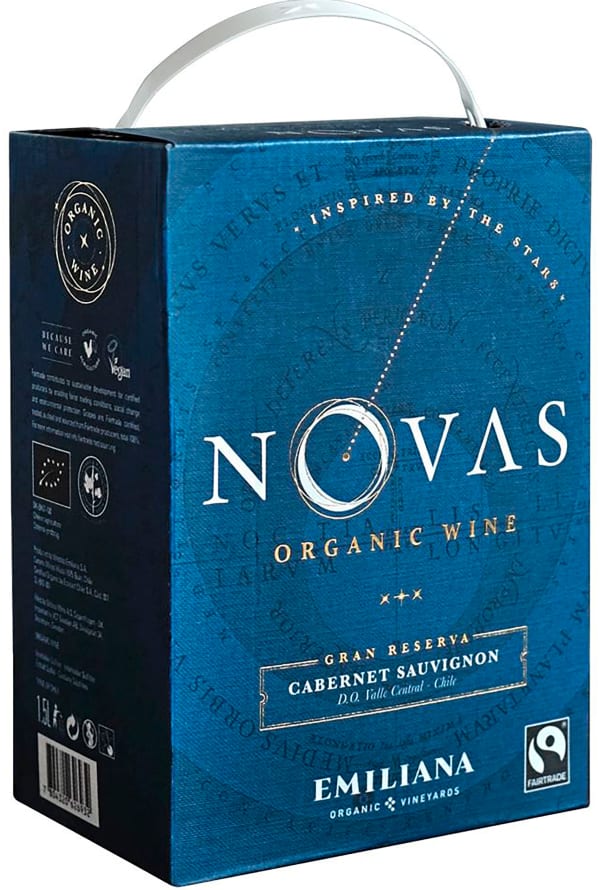 Novas Gran Reserva Cabernet Sauvignon 2022 hanapakkaus