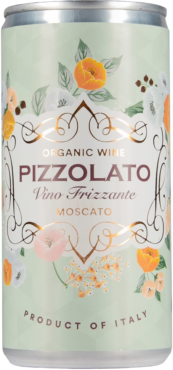 Pizzolato Organic Frizzante Moscato tölkki