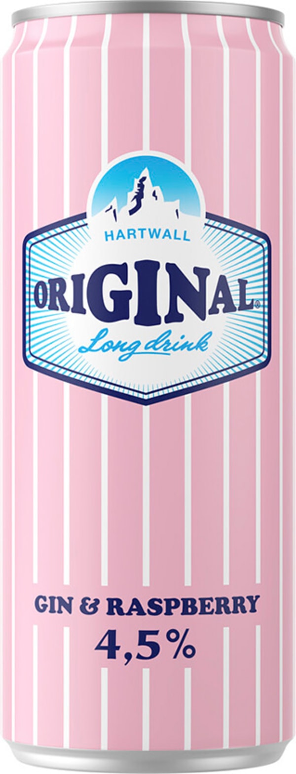 Original Long Drink Gin & Raspberry tölkki