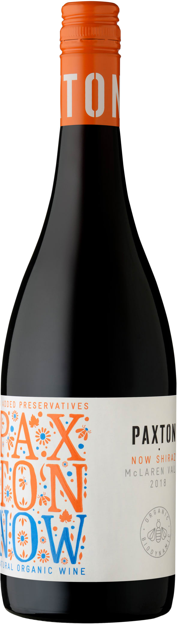 Paxton Now Organic Shiraz 2020