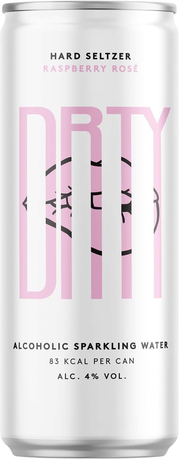 Drty Hard Seltzer Raspberry Rose tölkki