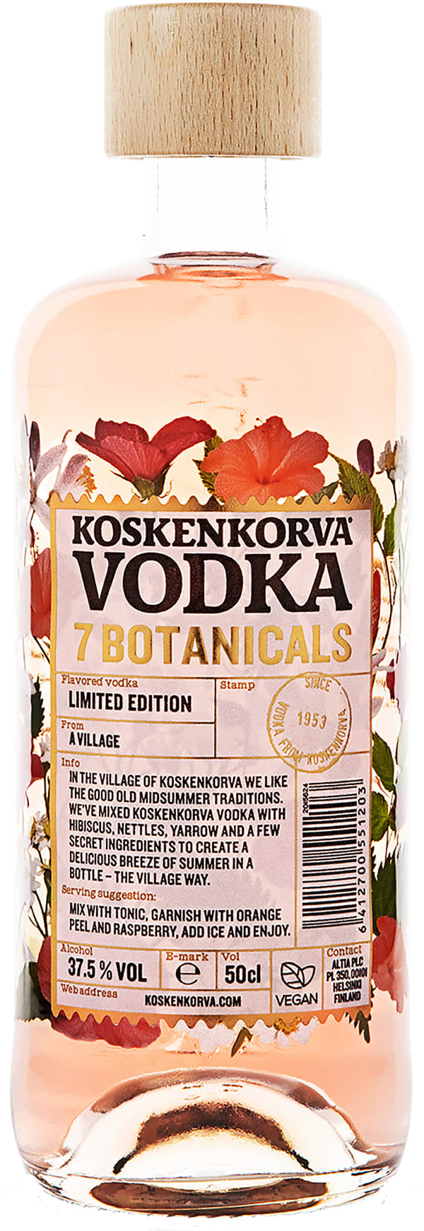 Koskenkorva Vodka Botanicals Alko