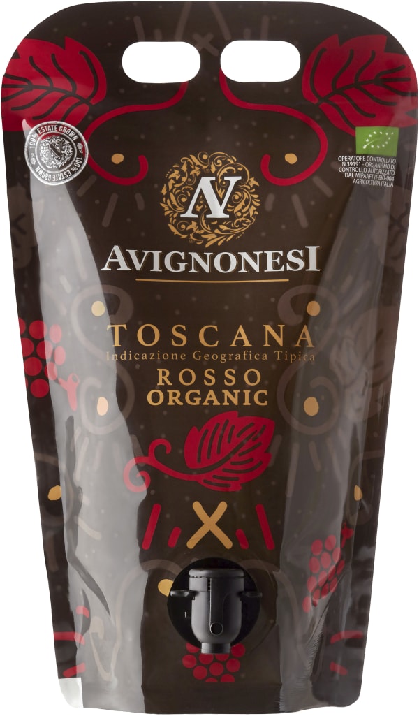 Avignonesi Toscana Rosso Organic 2022 viinipussi