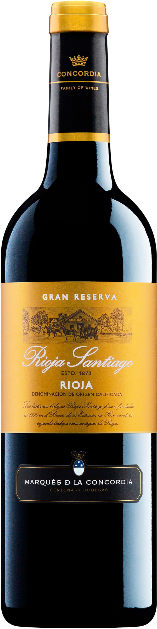 Marqués de la Concordia Rioja Santiago Gran Reserva 2017 Alko