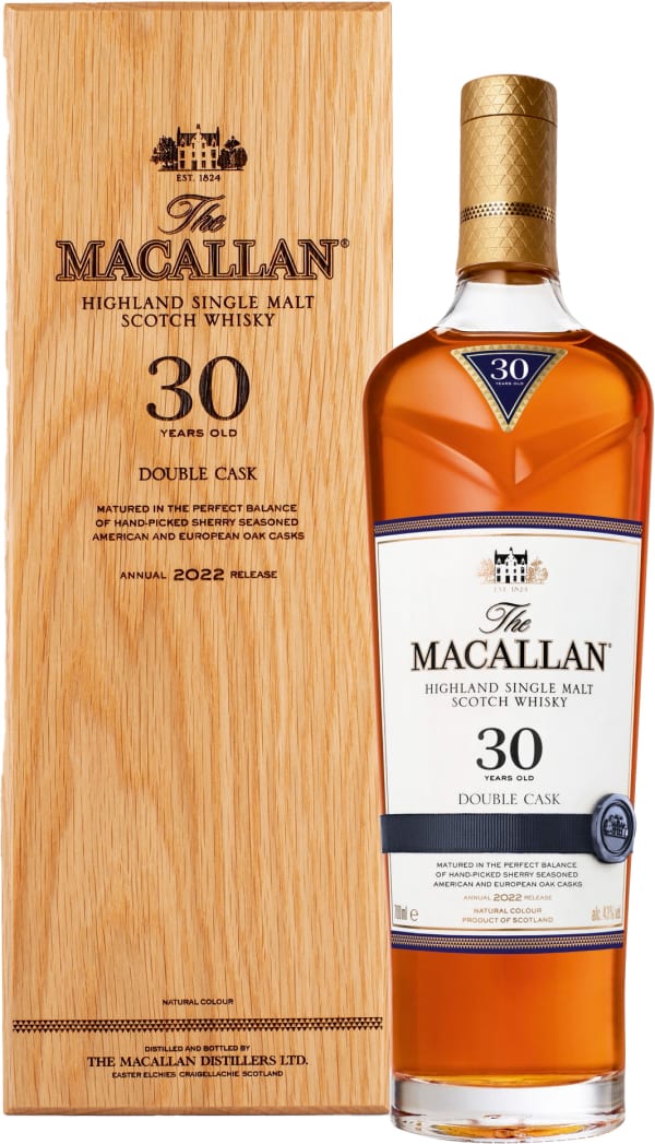 The Macallan Double Cask 30 Years Old Single Malt 2022 Release