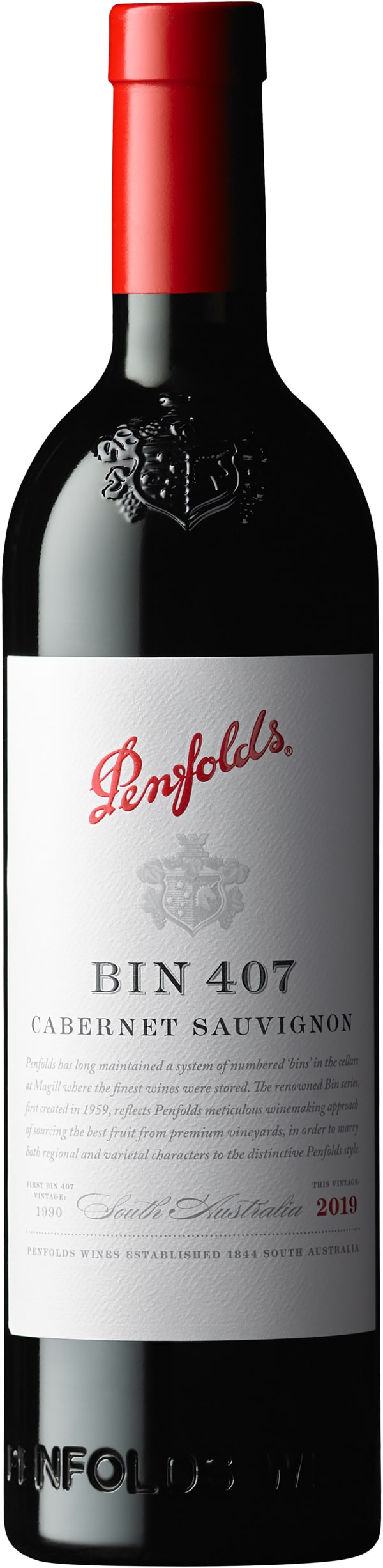 Penfolds Bin 407 Cabernet Sauvignon 2019