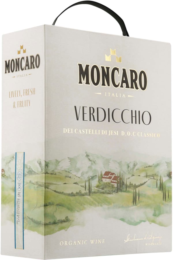 Moncaro Verdicchio dei Castelli di Jesi Classico Organic 2022 hanapakkaus