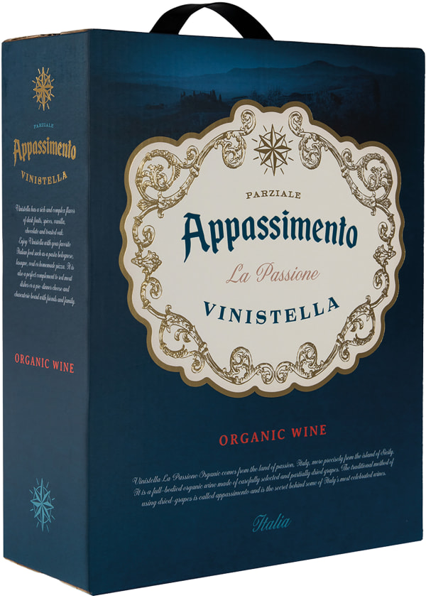 Vinistella Appassimento La Passione Organico 2022 hanapakkaus