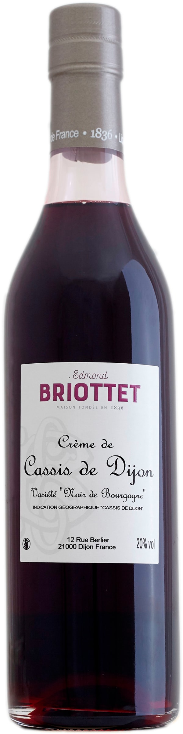 Edmond Briottet Crème de Cassis de Dijon