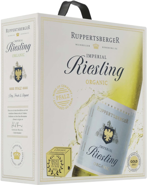 Ruppertsberger Imperial Riesling Organic 2023 hanapakkaus