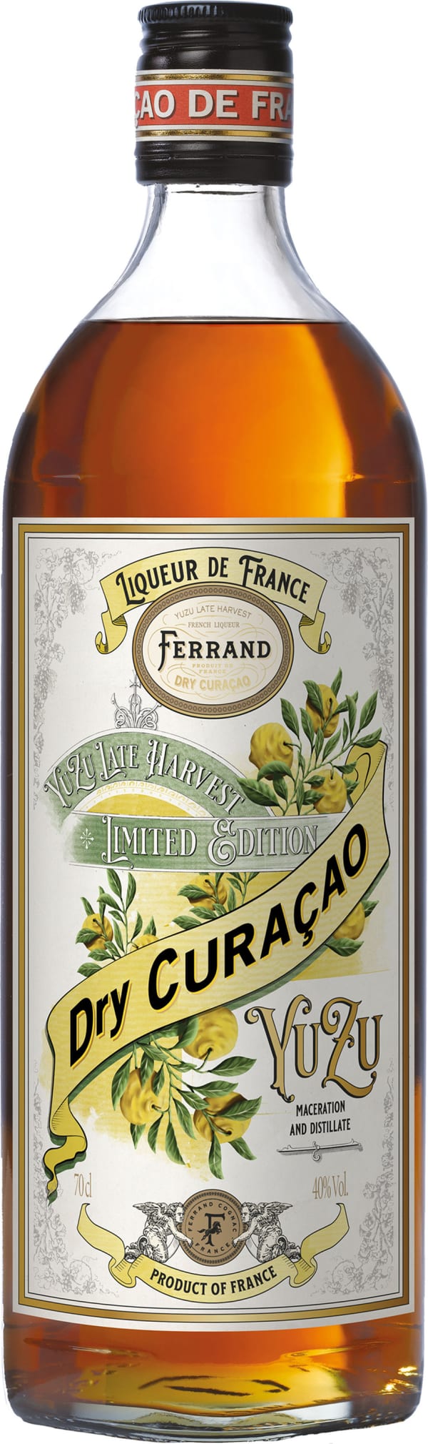 Ferrand Dry Curaçao à Ferrand Dry Curaçao Yuzu Late Harvest