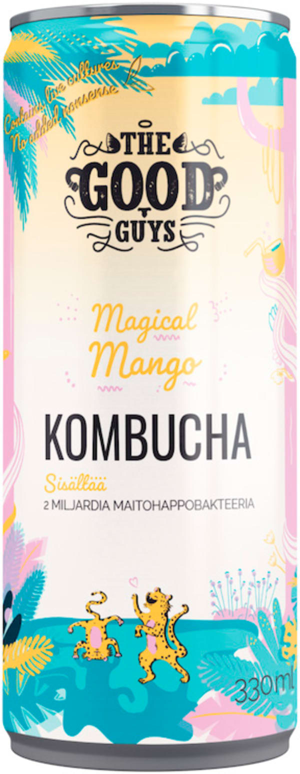 Magical Mango Kombucha luomu tölkki