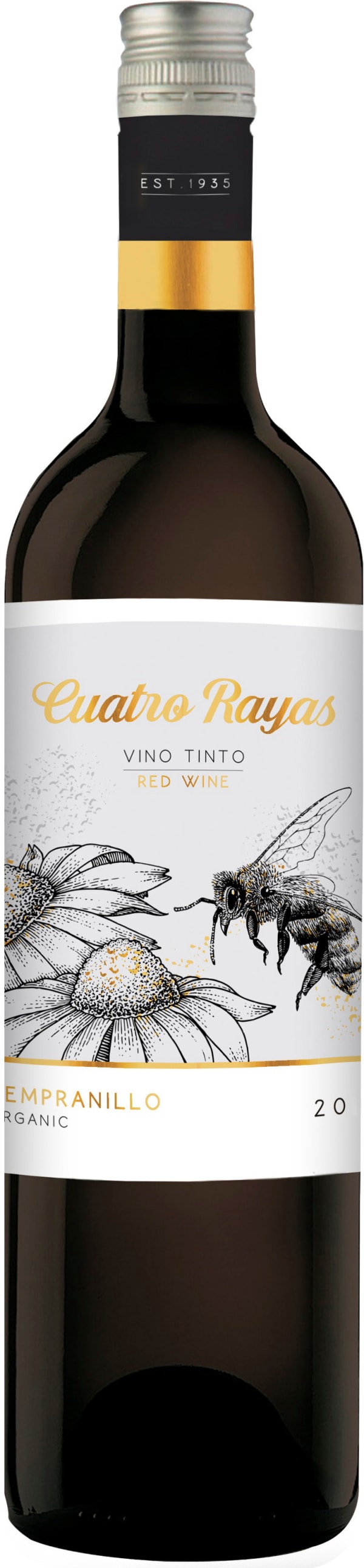 Cuatro Rayas Organic Tempranillo 2022