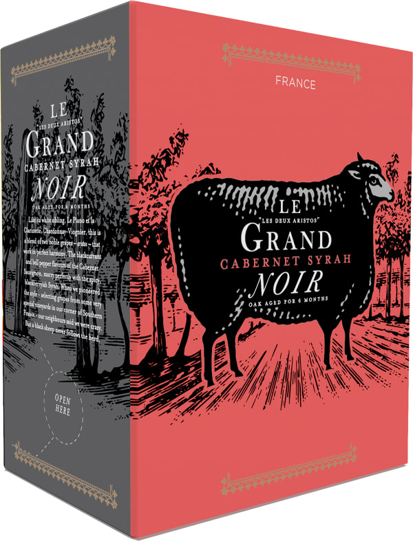 Le Grand Noir Cabernet Syrah hanapakkaus