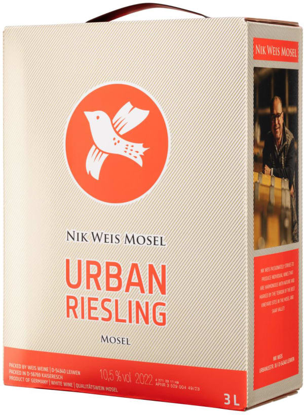 Nik Weis Mosel Urban Riesling 2022 hanapakkaus