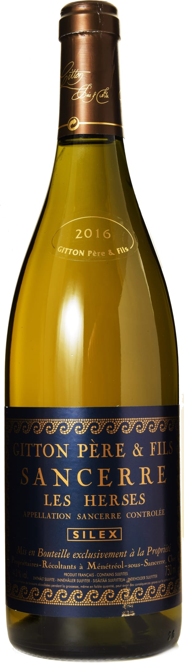 Gitton Père & Fils Sancerre Blanc Les Herses Silex 2021