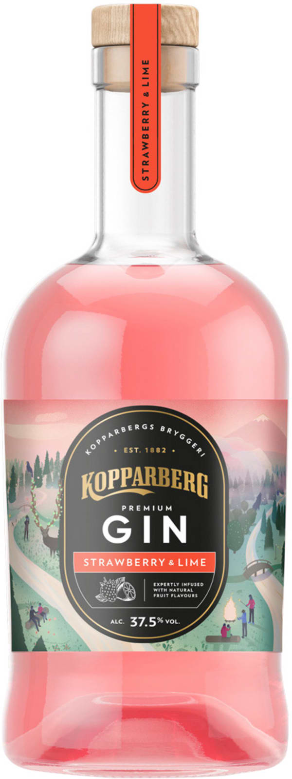 Kopparberg Premium Gin Strawberry & Lime Alko