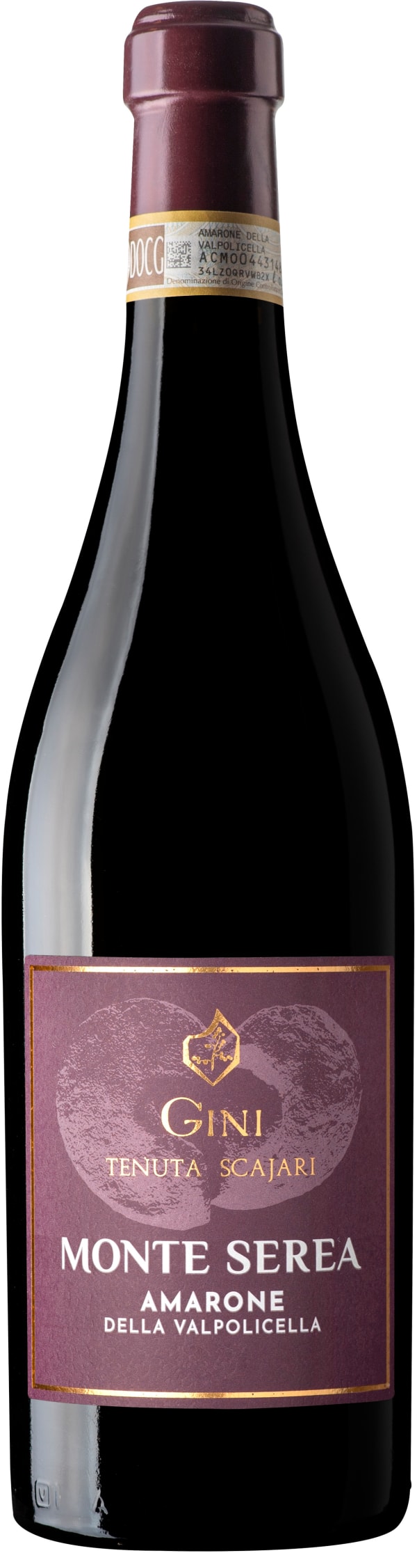 Gini Scajari Monte Serea Amarone della Valpolicella 2015