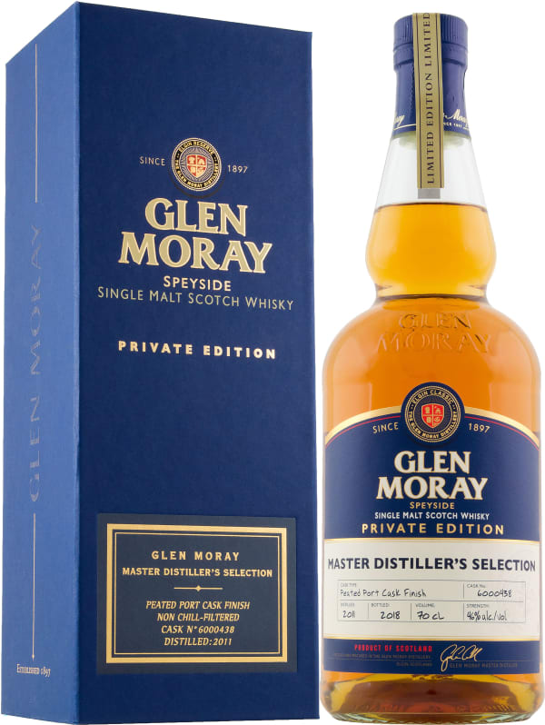 Glen Moray Master Distiller's Selection Peated Port Cask Finish