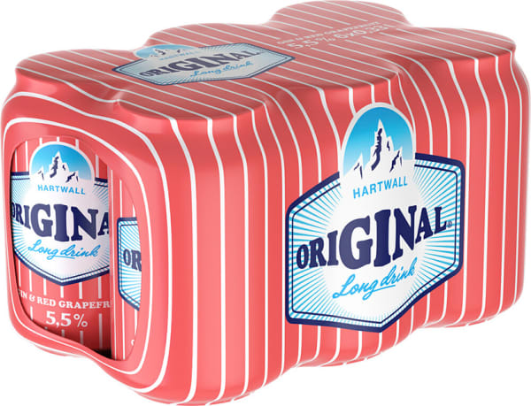 Original Long Drink Red Grapefruit 6-pack tölkki