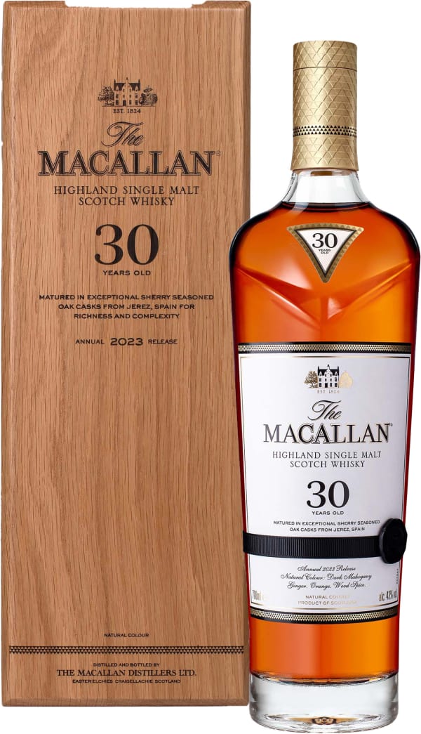 The Macallan Sherry Oak 30 Year Old 2023 Release Single Malt