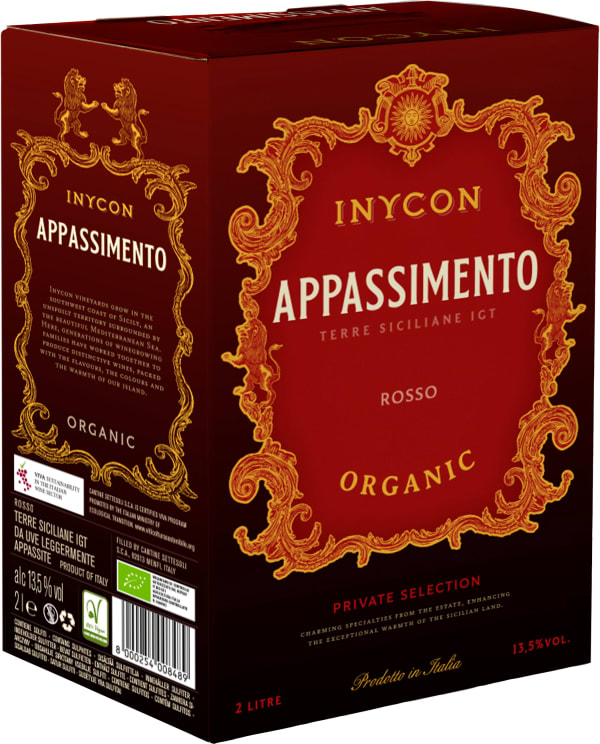 Inycon Appassimento Rosso Organic hanapakkaus