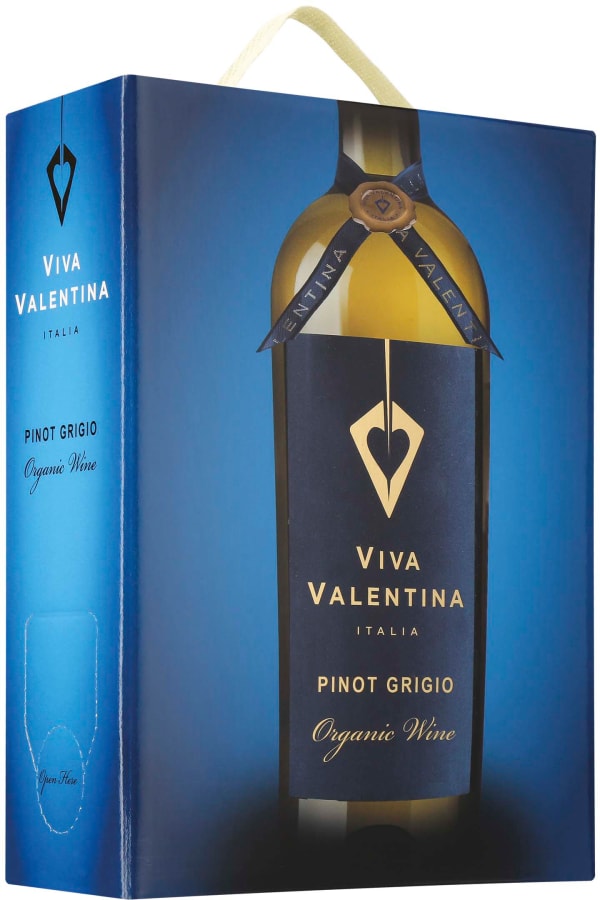 Viva Valentina Organic Pinot Grigio 2022 hanapakkaus