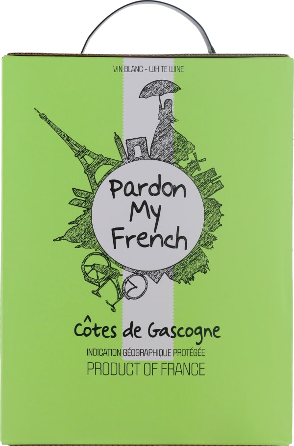 Pardon My French Côtes de Gascogne 2023 hanapakkaus