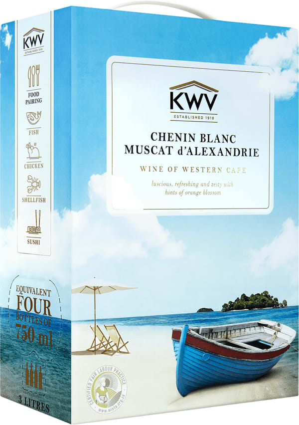 KWV Chenin Blanc Muscat d'Alexandrie 2022 hanapakkaus